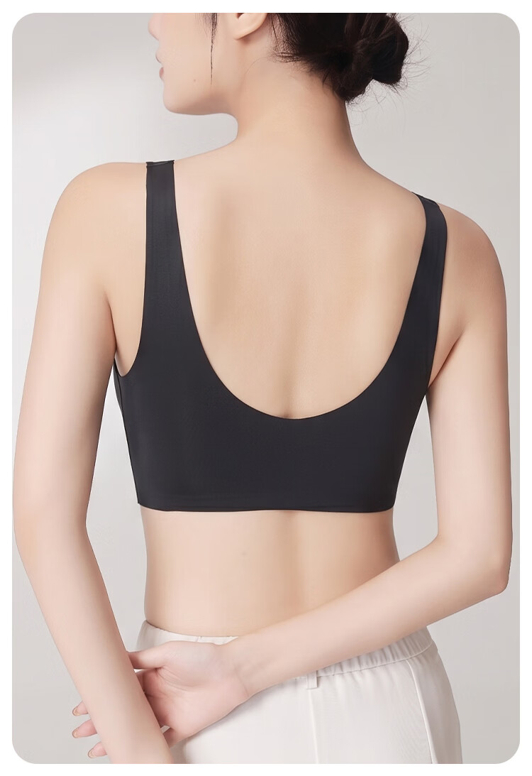 Fenteng Modal Seamless Foundation Liquid Skin Women's Lifting Push-Up Side Gathering Anti-Sagging Bra 21