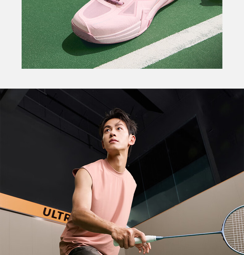 361° Men's Sports Badminton Shoes Winning PRO V2 Professional Shock Absorption Non-Slip Wear-Resistant Training Shoes 672624401-1 29