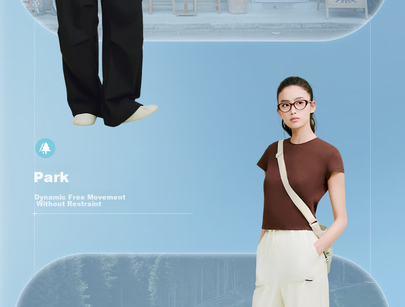 Meilicheng Hou Minghao Same Style Casual Pants for Women, Quick-Dry Cool-Feeling Cargo Pants, Lightweight Sports Pants, Straight-Leg Paratrooper Sun Protection Pants Z005 20