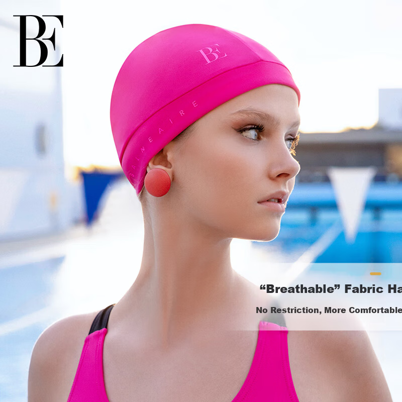 BALNEAIRE 2025 New MIX Series Adult Swim Cap Fashionable Design Premium Stylish Minimalist Indigo Blue