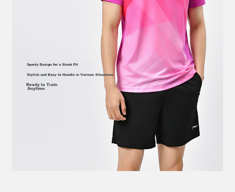 LI-NING Table Tennis Shirt New Professional Quick-Dry Short Sleeve Breathable Training Competition Sportswear 3XL 7