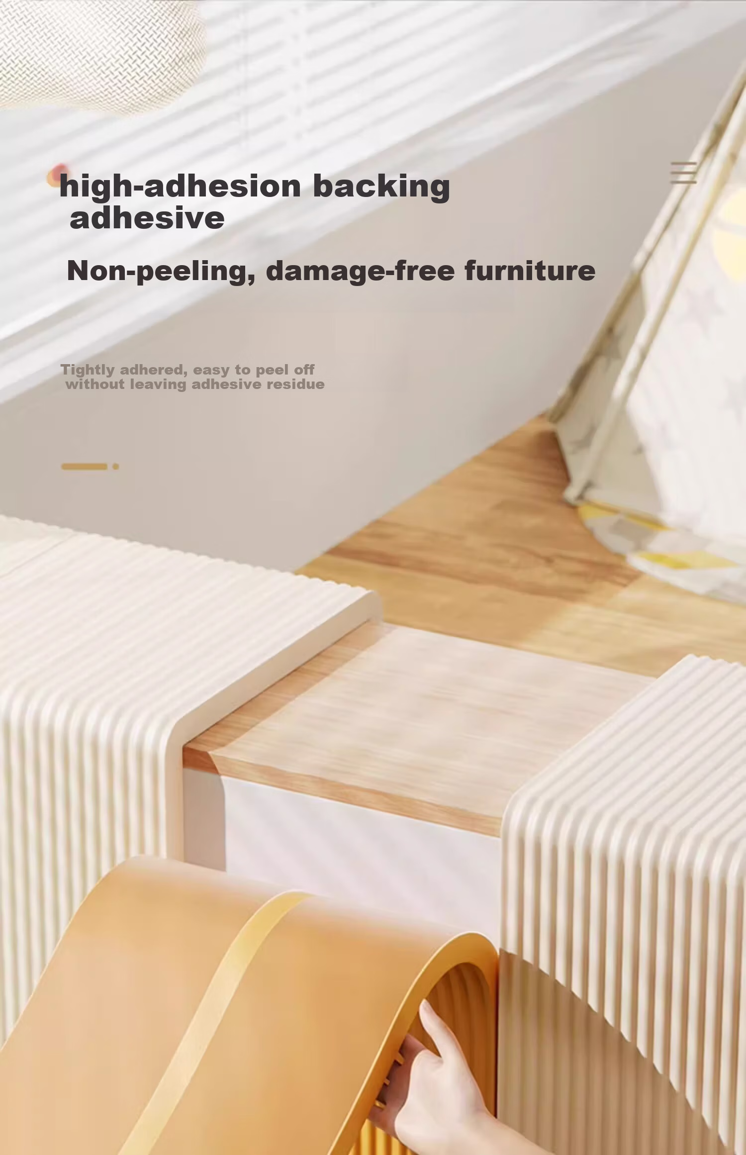 YOUBEISHI 2m Edge Guard Bumper Strip Thickened Corner Cabinet Door Protective Strip for Kids Play Mat Assembly 13