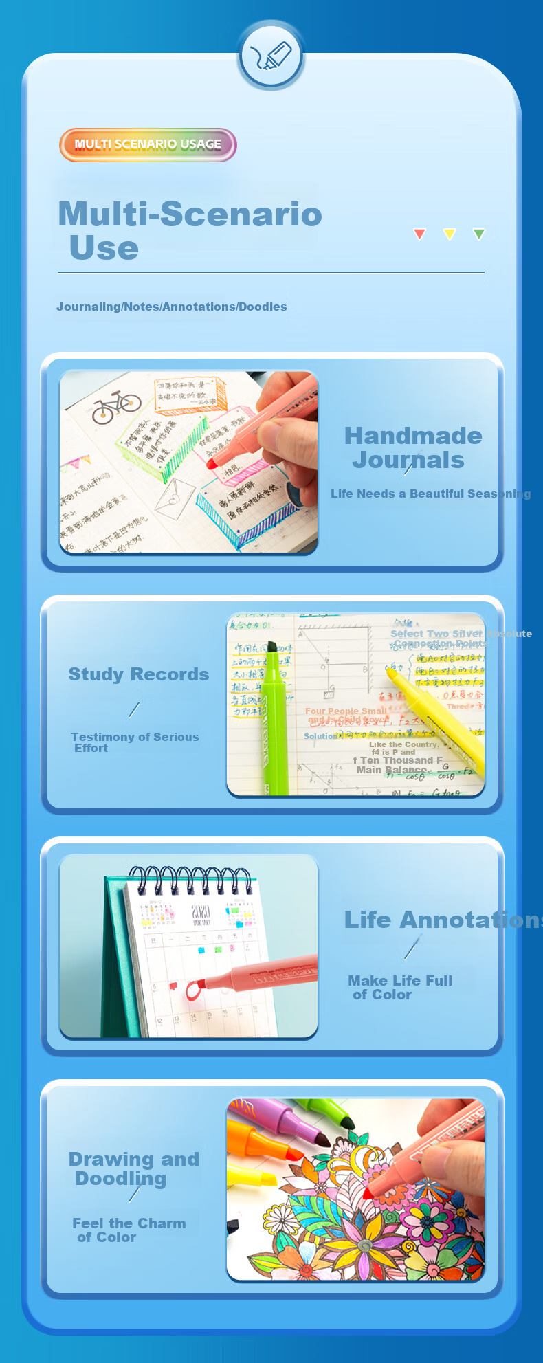 M&G Stationery Single-Head Highlighter, Cute Marker Pen, Student Back-To Eye-Catching Highlighting Pen, Portable Journal Drawing Pen, Miffy 6 Colors/bag FHM22501 6