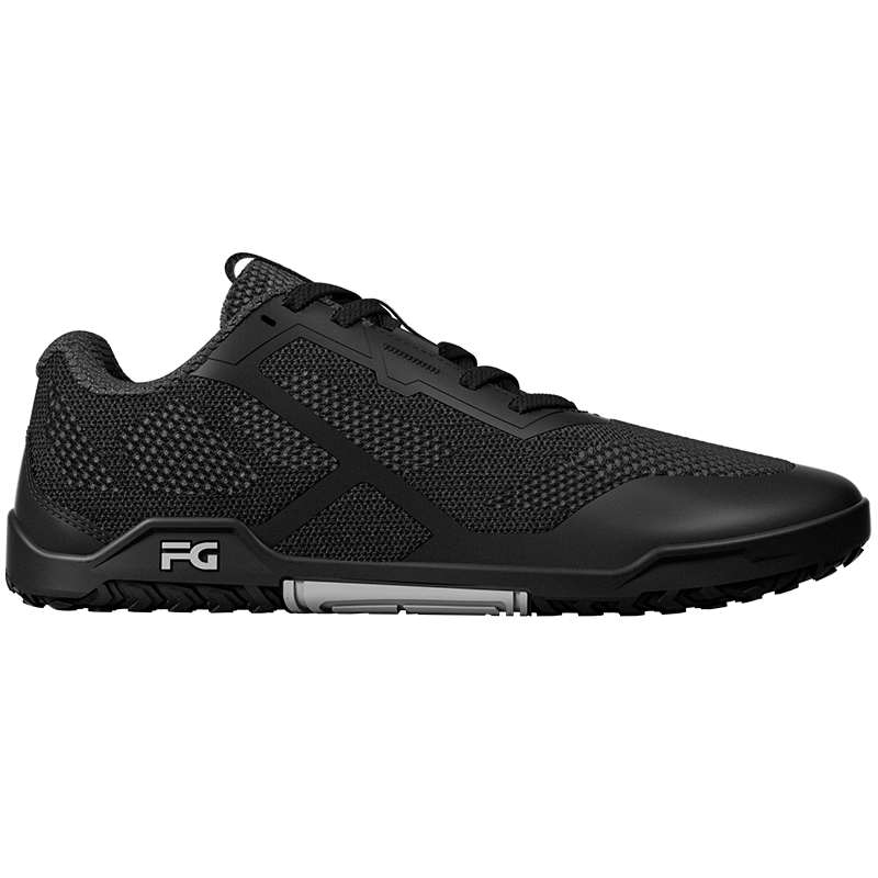 FITTER GEAR Comprehensive Training Shoes Breathable Non-Slip Barefoot Sports Shoes Deadlift Squat Unisex Graphite Black