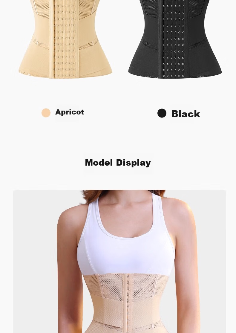 Langsha Thin Double-Layer Compression Waist Slimming Belt Women's Strong Postpartum Waist Trainer Tummy Control Waist Cincher 11