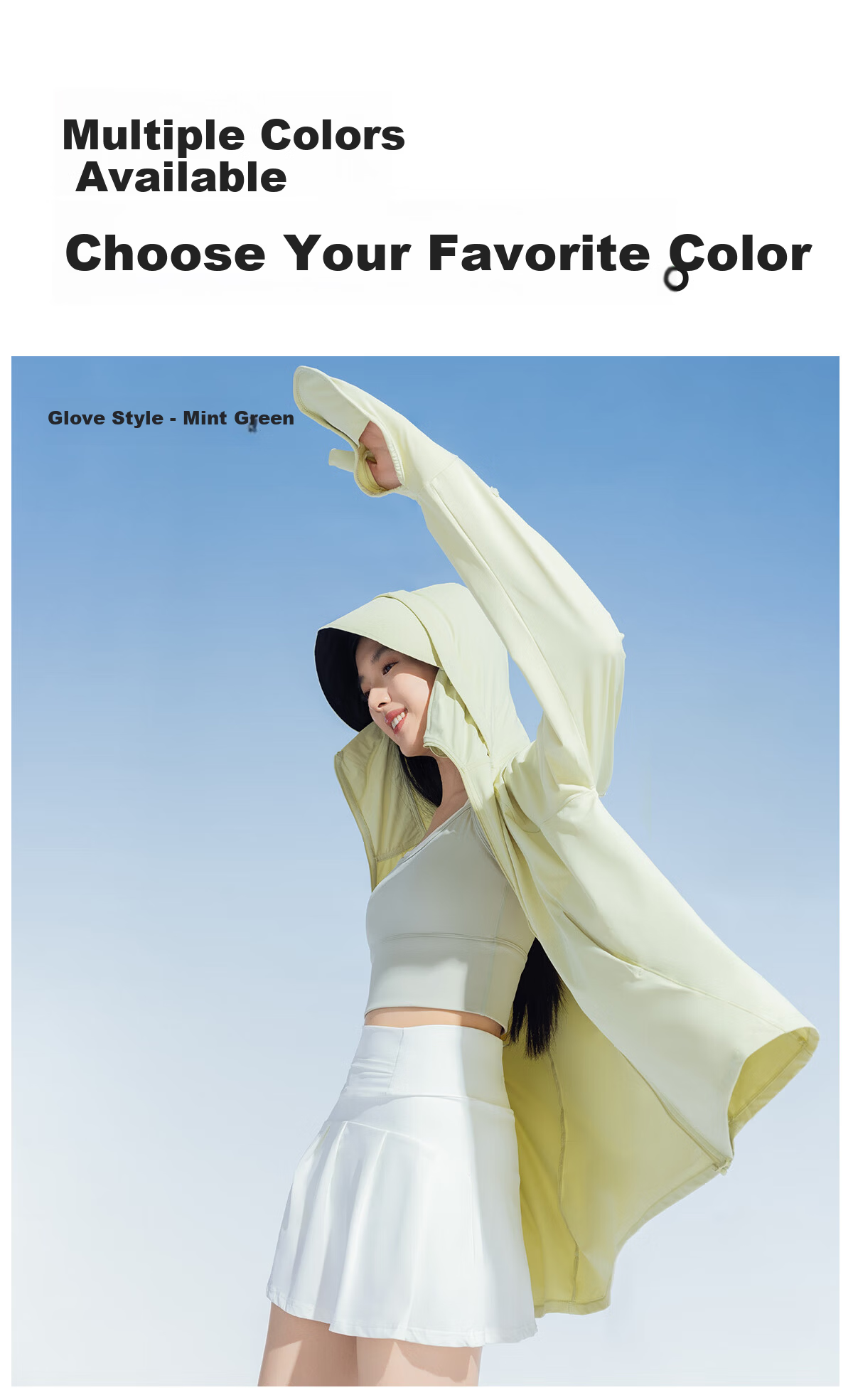 Moxun [Zhao Lusi Same Style] Summer Breathable Ice Titanium Yarn Ice Silk Cooling Outdoor Sun Protection Jacket 17