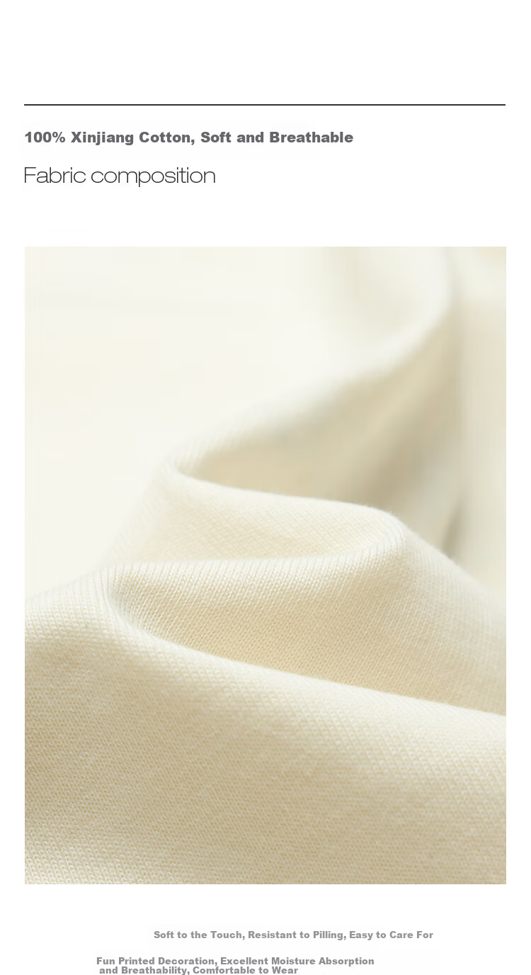 INMAN [Same As in Show] Cotton Cat Print Round Neck Short Sleeve T-Shirt for Women, Summer 2026 Top, Off-White, Size S 6