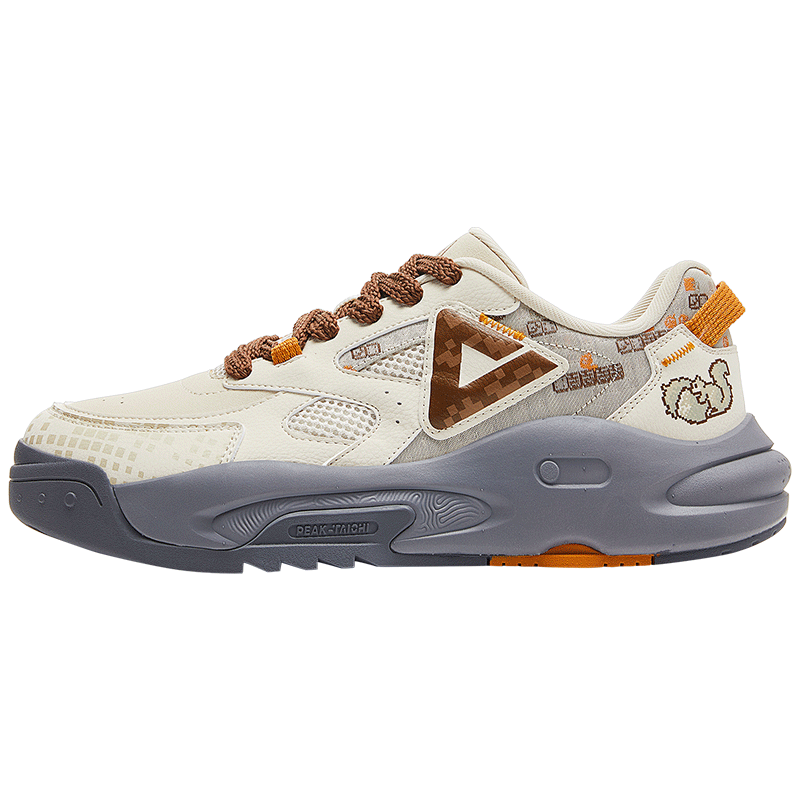 Peak Taiji Chestnut Battle New Men's Fashion Trendy Breathable Sports Casual Sneakers DB2630241
