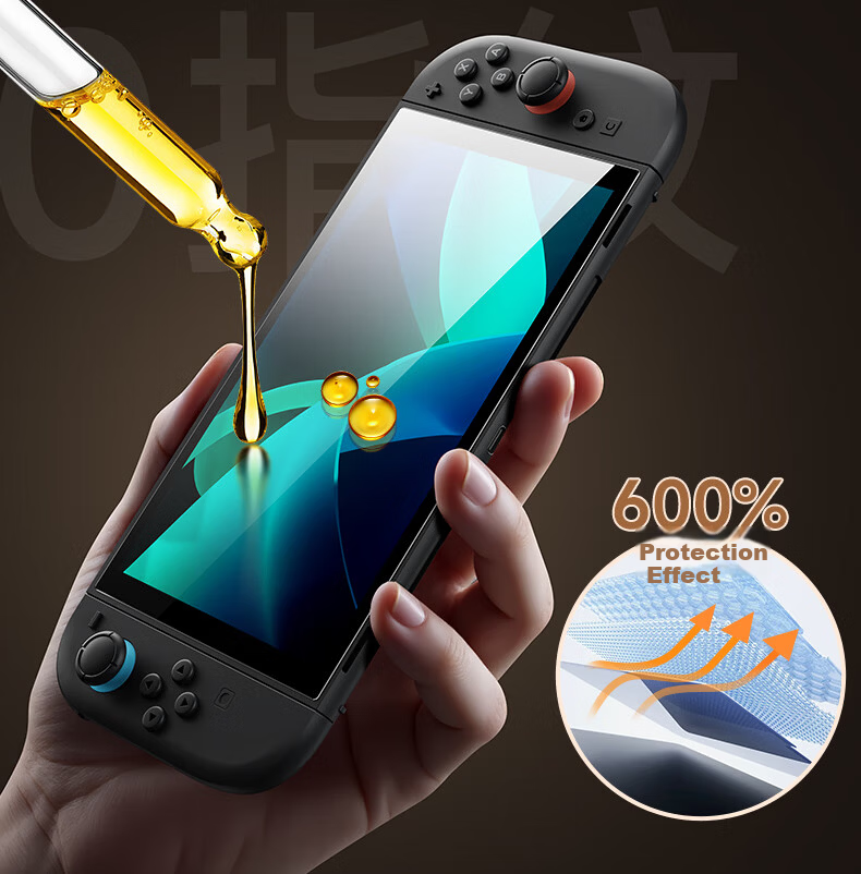 Jemdo Joy-Con Silicone Protective Covers for Nintendo Switch Pro Controller, Non-Slip Anti-Scratch Sweatproof Gamepad Grip Covers for Nintendo Switch Pro, Set of 4 Creative Accessories 7