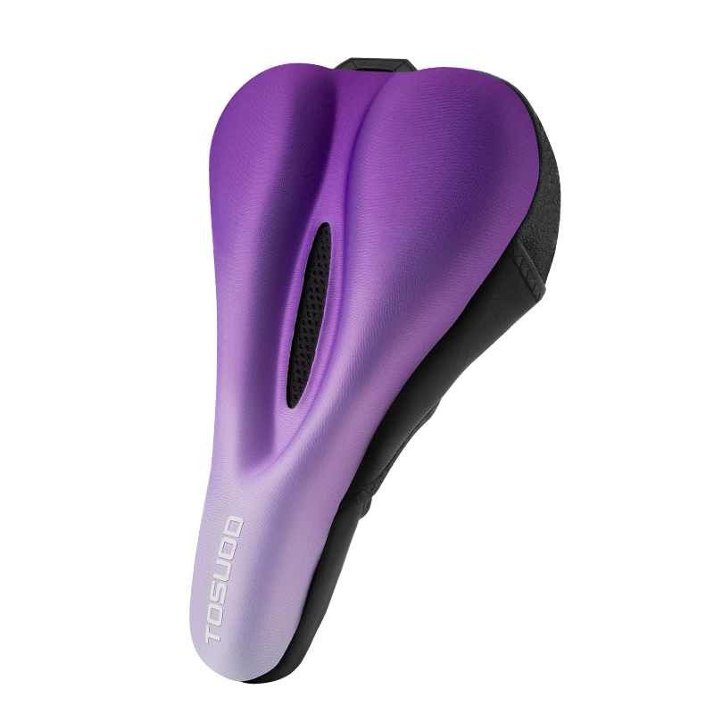 Captain Tas Mountain Road Bike Saddle Cover Silicone Sponge Soft Thickened Cycling Seat Cushion Pain Relief Saddle Accessory Gear
