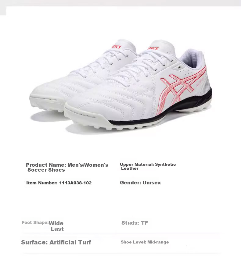 ASICS CALCETTO WD 9 TF Soccer Shoes Wide Fit 2E Artificial Grass Men's 1113A038-400 Size 41.5 10