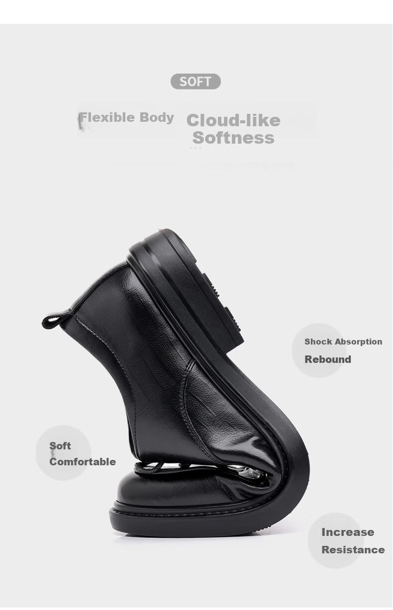 MULINSEN Men's Business Formal Leather Shoes Black Versatile Work Commuting Wedding Shoes RY9023 5