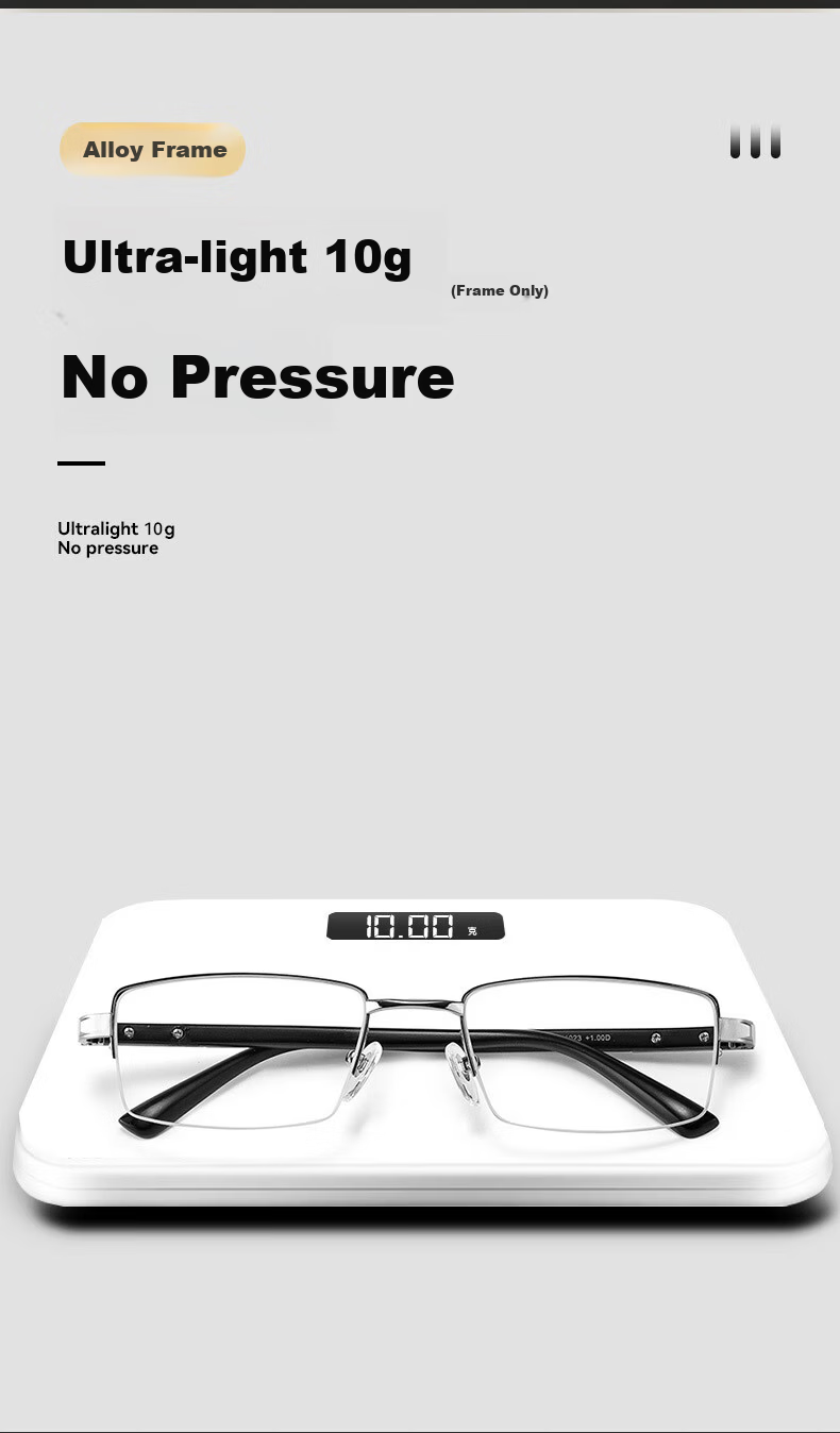 Sunset Red Women's Reading Glasses HD Blue Light Blocking Elegant Fashion Middle-aged and Elderly Presbyopic Glasses AX5331 250 Degree 17