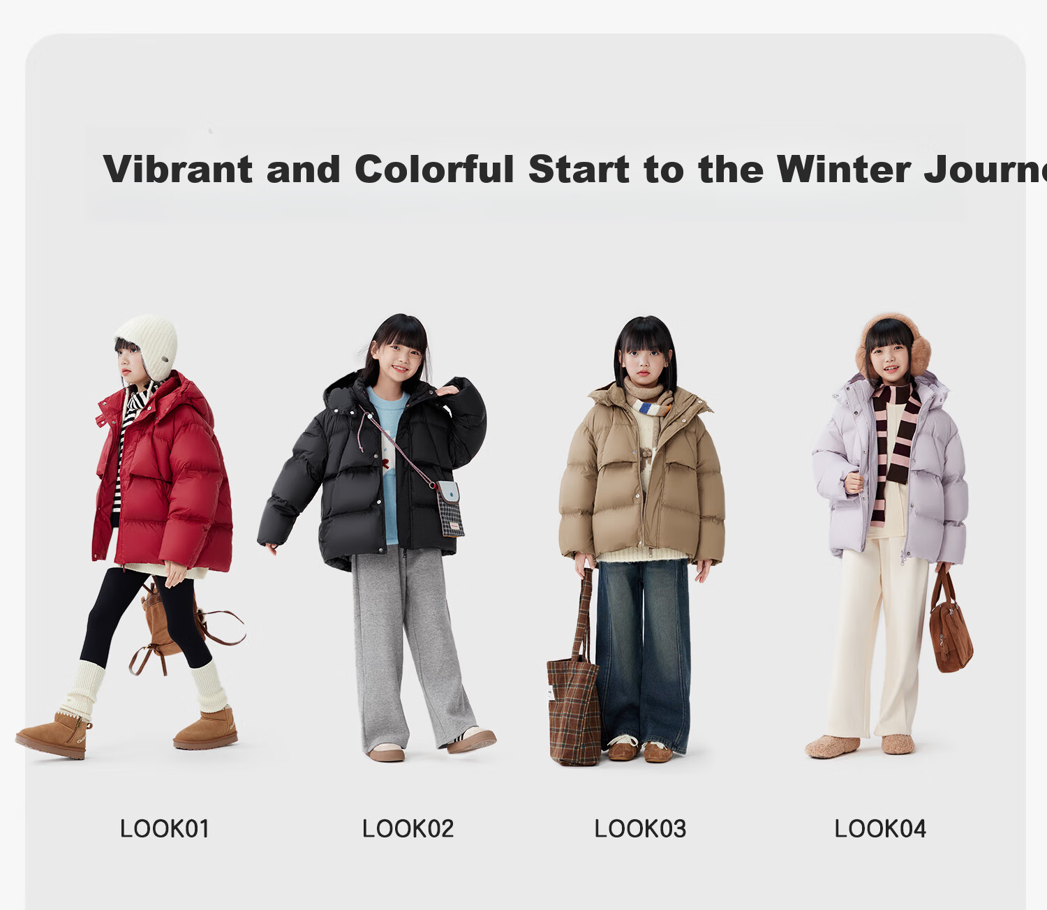 Zoxi Girls' Down Jacket Winter New Children's Three-Proof Hooded Puffer Coat Red 150 Festive Outfit 2