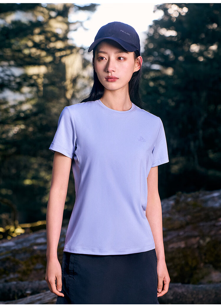 Pelliot Outdoor Quick-Dry T-Shirt Unisex Spring Summer Antibacterial Moisture-Wicking Sun Protection Short Sleeve Hiking Mountaineering Lightweight Top 116215078 16