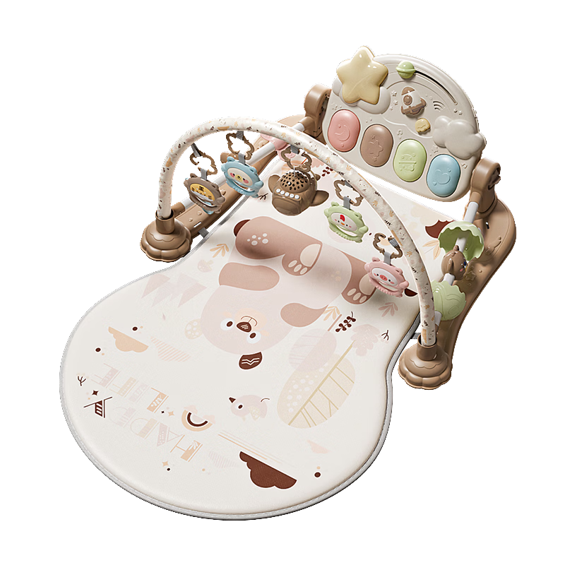 MKK Baby Piano Pedal Fitness Frame 0-1 Year 3 Months Educational Early Learning Newborn Baby Toy Gift Box