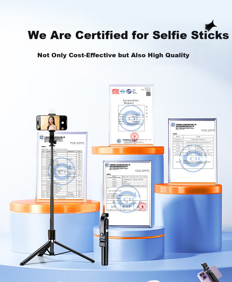 Suoying [Hot Sale 500K+] Selfie Stick Tripod Phone Holder Floor Stand 360° Rotation Anti-Shake 3-Axis Gimbal Portable Travel Live Streaming Desktop Shooting Rod 5