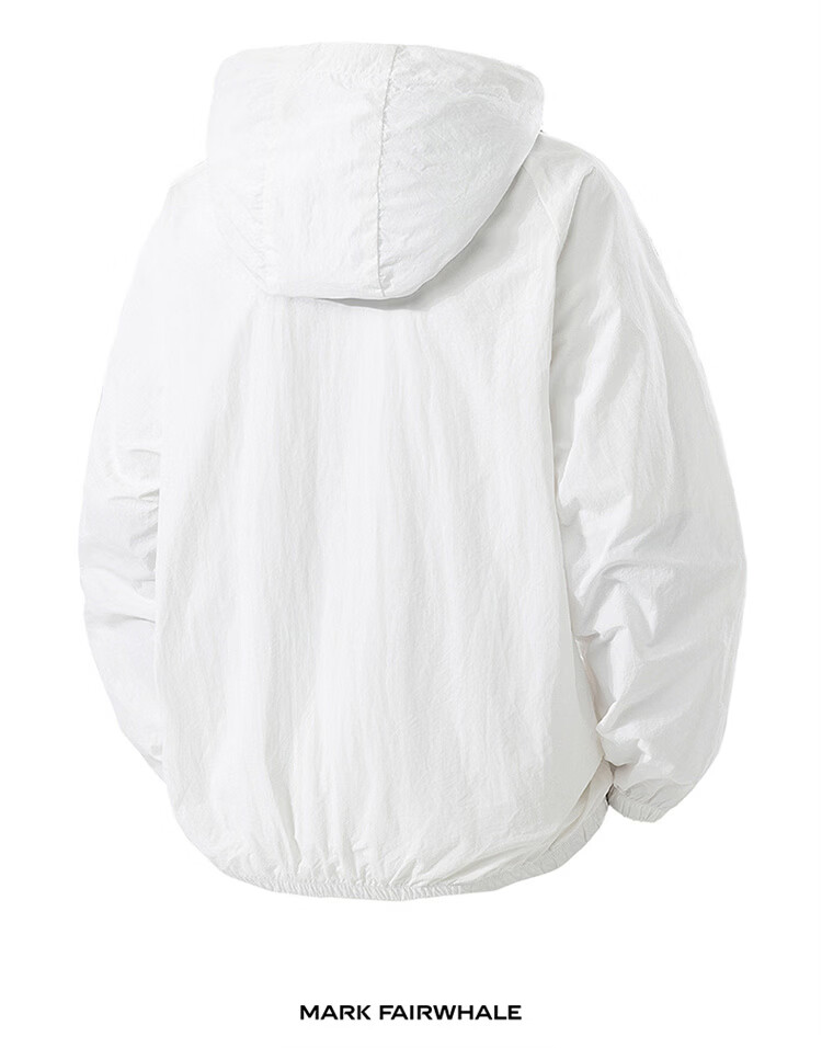 MARK FAIRWHALE Ice Silk Lightweight Sun Protection Jacket Unisex Summer UPF50+ UV Protection Breathable Couple's Coat Green 2XL 15