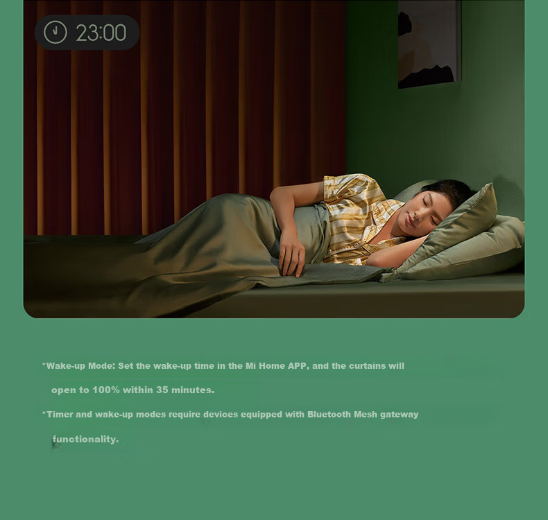 Mijia Xiaomi Mijia Curtain Companion (Roman Rod Version) Smart Electric Automatic Curtain Ready to Use 9