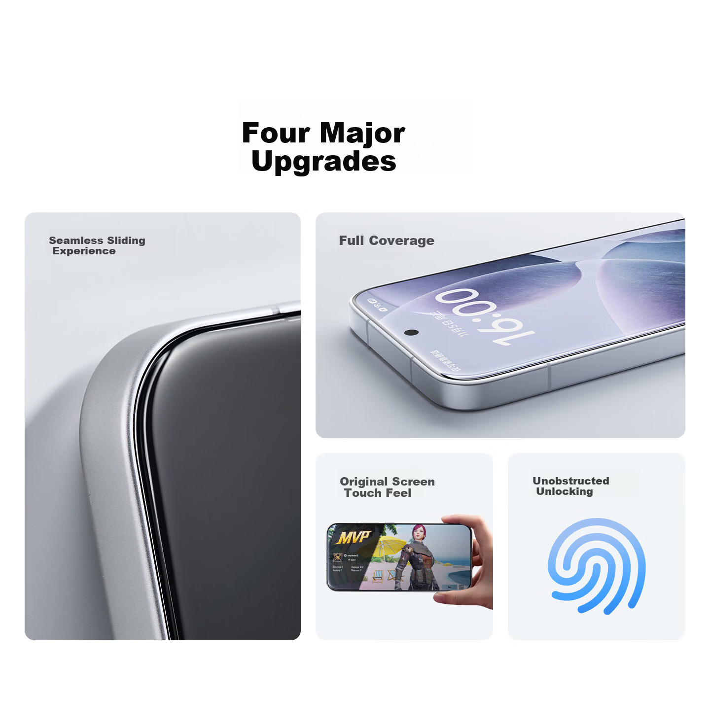 Torras AR Anti-Reflective Rear Screen Protector for Xiaomi 17 Pro Lens and Back Screen, HD Drop-Resistant Borderless Anti-Fingerprint Film 6