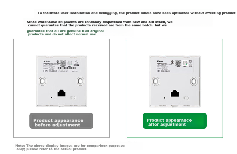 BULL Wall AP Wireless WIFI Socket Computer Network Router GTW04A Frost White Panel (Requires Socket) 1