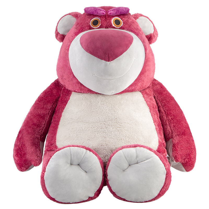 Disney Large Strawberry Bear Plush Toy Doll Stuffed Animal Birthday Gift for Girlfriend, Qixi Valentine's Day Present