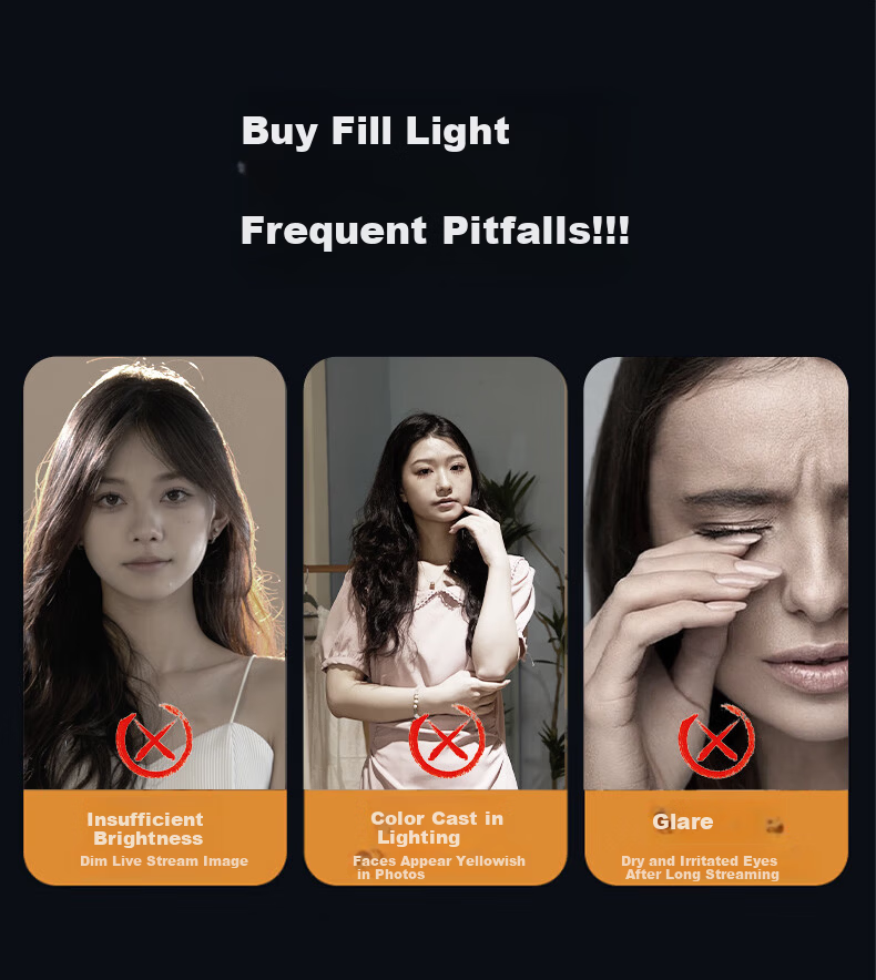 Beiyang 300W Live Streaming Fill Light Professional Spherical Lighting LED Soft Light Beauty Skin Studio Photography Video Continuous Light Film Light 15