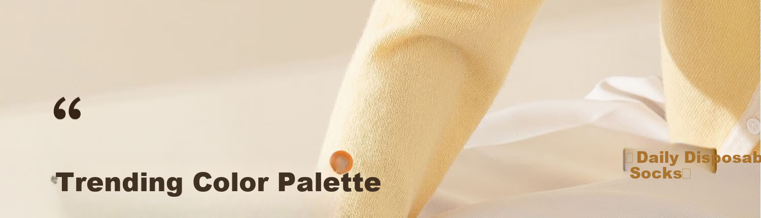 Guxu Disposable Women's Socks Travel Daily Throwaway No-Wash Autumn Winter Mid-Calf Odor-Resistant Socks 5 Pairs 17