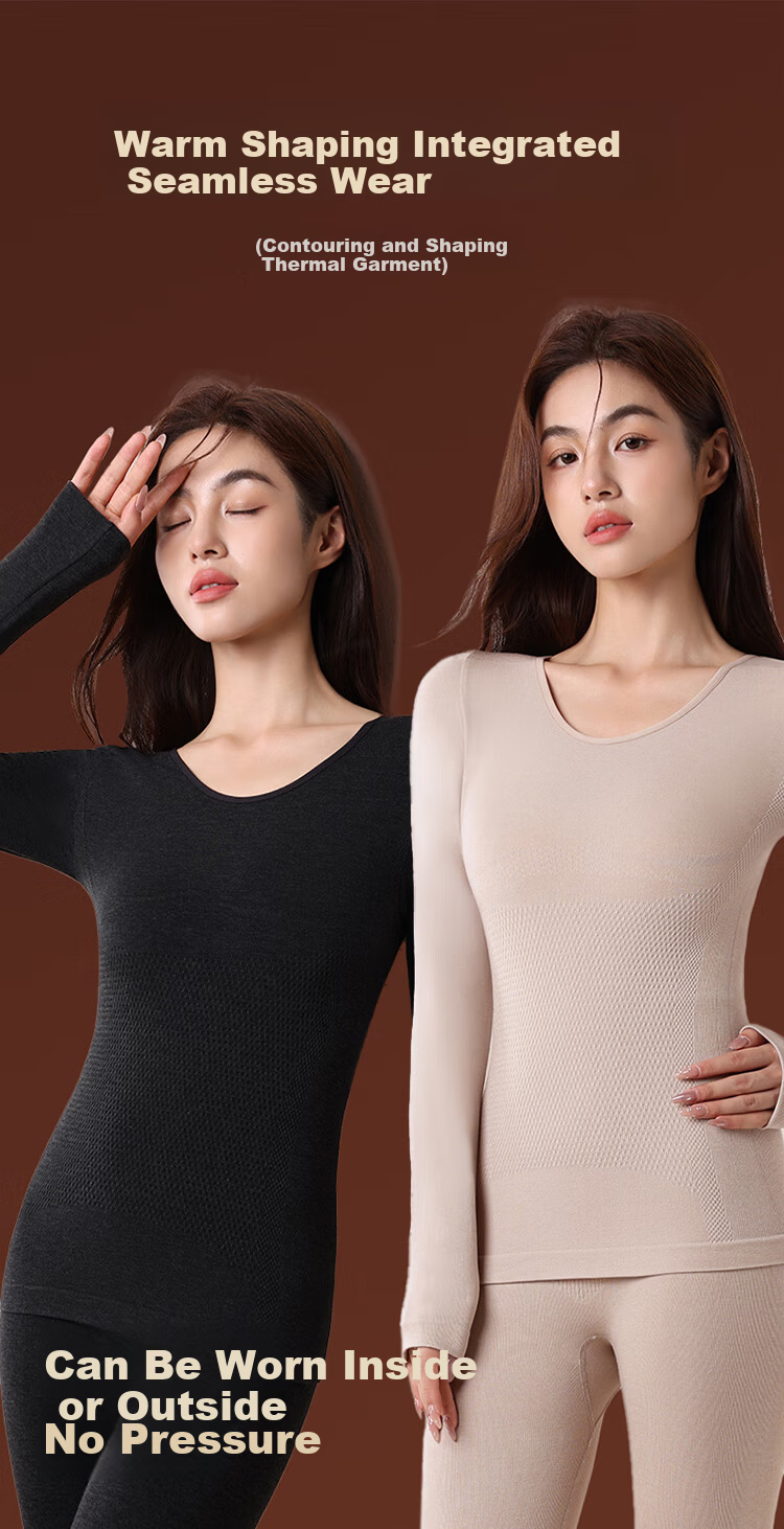 GUJIN Women's Cashmere Thermal Fleece-Lined High-Waist Seamless Shaping Butt-Lifting Slimming Thermal Leggings for Autumn and Winter 1