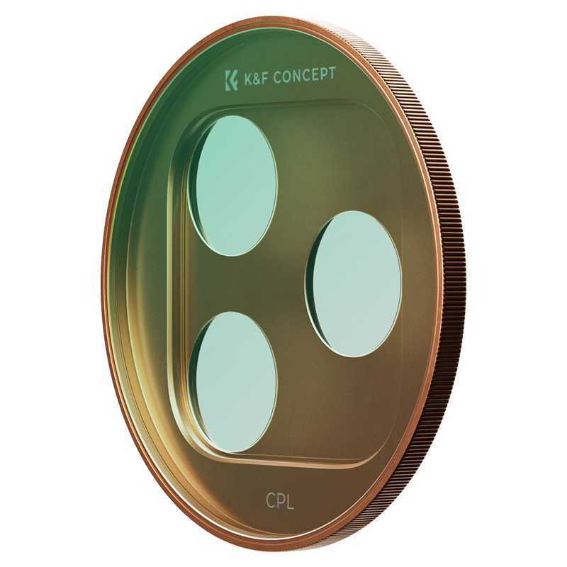 Zhuoer Small Lotus Root Slice Mobile Phone Filter Clip Polarizer Photography Filter for Apple Phones Professional CPL Polarizing Filter 67mm Mobile Shooting Tool ND Filter