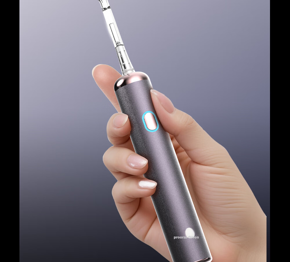 Prooral Sonic Vibration Electric Toothbrush for Adults Rechargeable Couples Gift LS-1 Silver Birthday Present 16