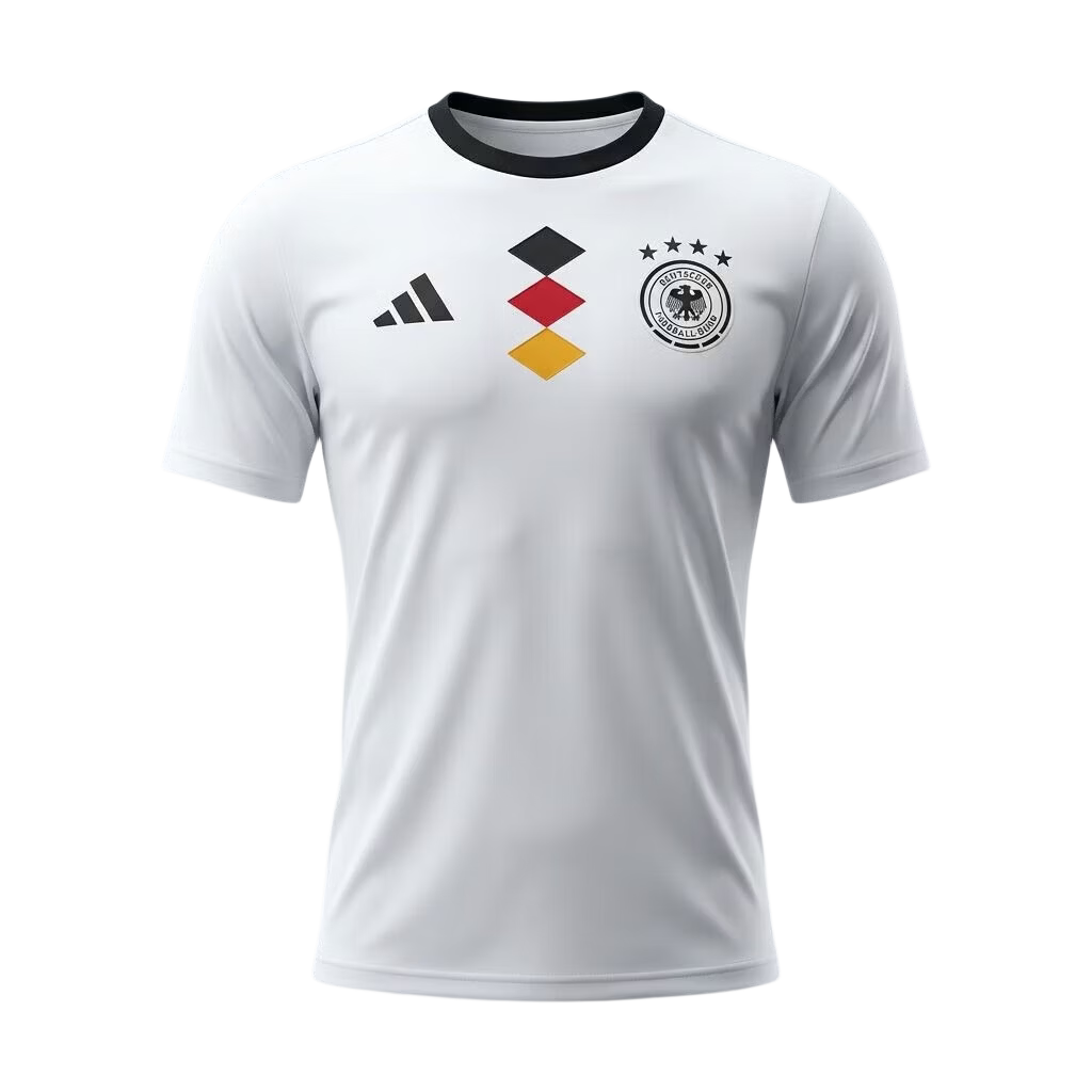 Adidas DFB DNA JSY M Men's Germany Team Short Sleeve KG3343 White L