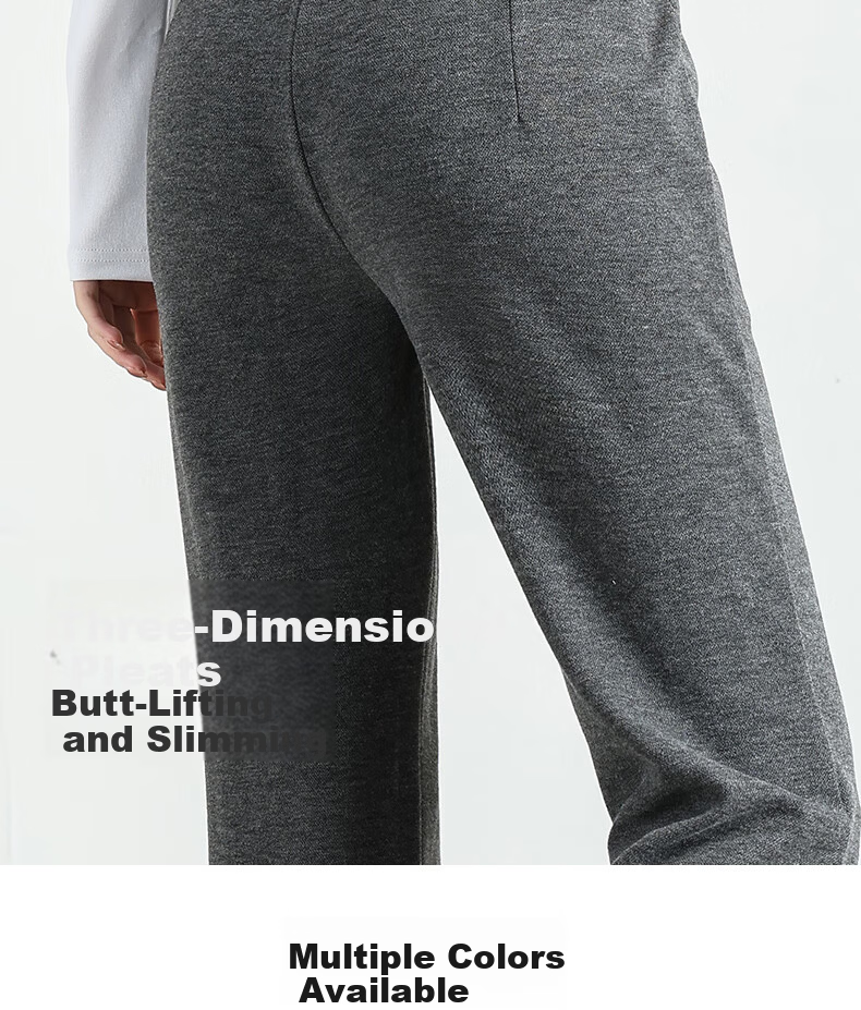 BOPRUIEY Women's Micro Flare Sweatpants, Spring And Summer 2026 Thin Style, Draping Slimming Mid-Rise Embroidered Flared Pants Casual Trousers for Wome 11