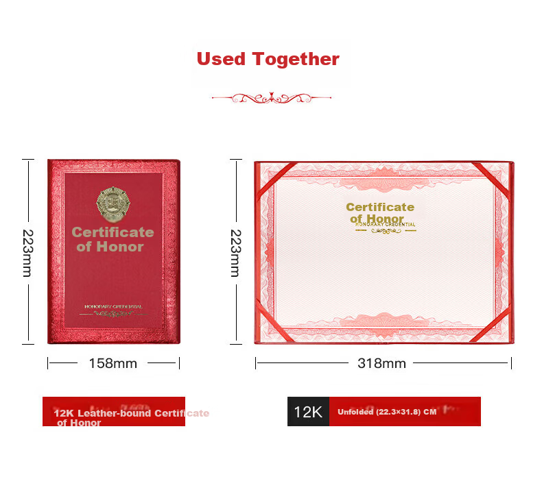 Befon Honor Certificate Inner Pages Completion Certificate Award Certificate Inner Pages School Enterprise Commendation Certificate Paper A4 12 Sheets 2503 2