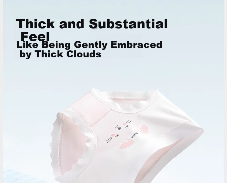 LangSha Kids Girls Modal Briefs Soft Antibacterial Breathable Seamless Underwear for Spring and Autumn 3