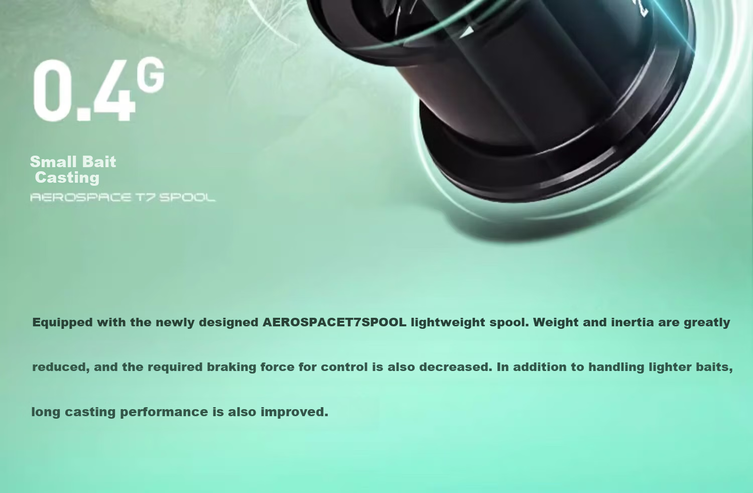HISTAR Aurora Micro Air CF Water Drop Reel Left-Handed [Ceramic Bearings] 7