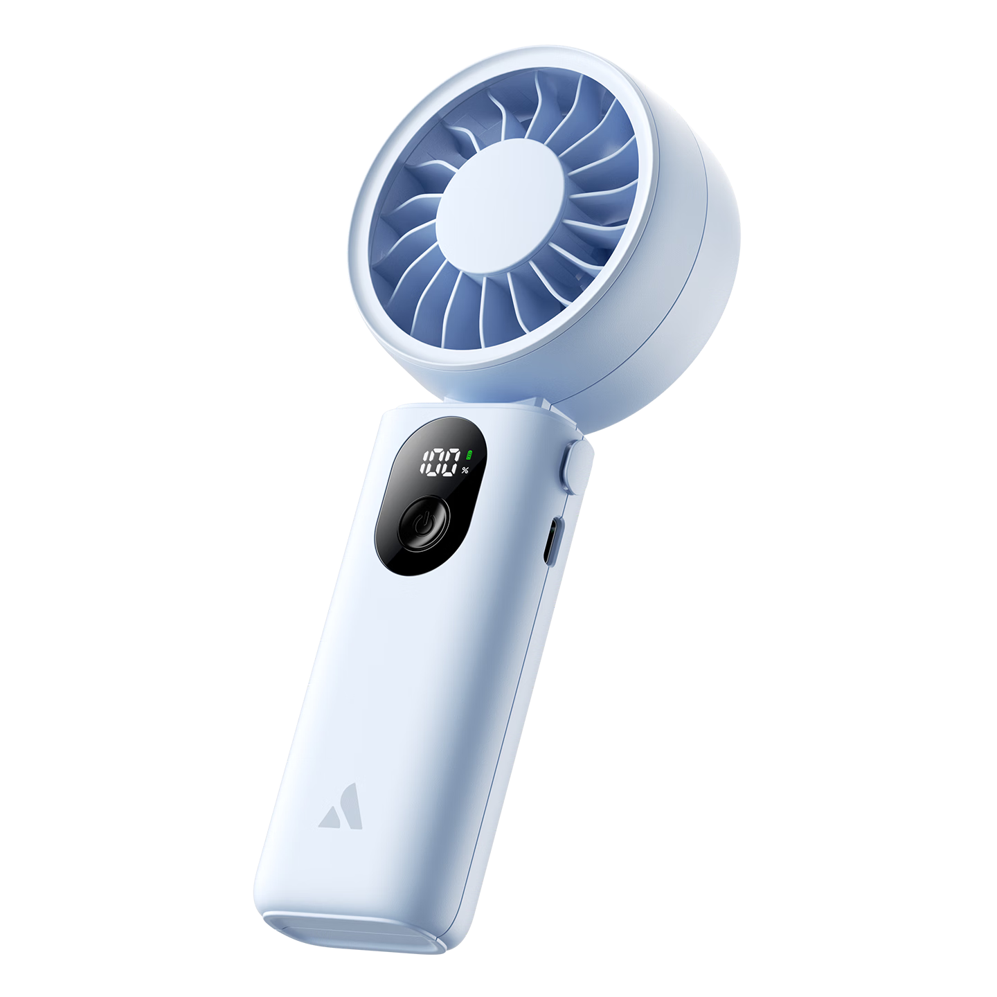 Aecooly Handheld Mini USB Rechargeable Portable Foldable Pocket Fan Lightweight Outdoor High Wind Power