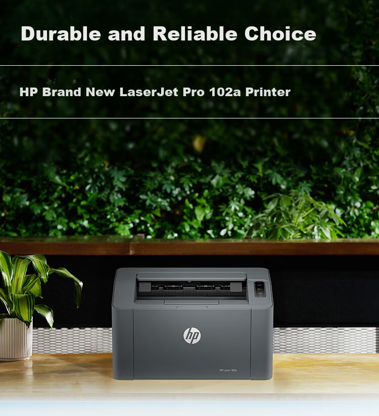 HP 102a Black and White Laser Printer Home Office Compact Zhan Series One-Year On-Site Service 4