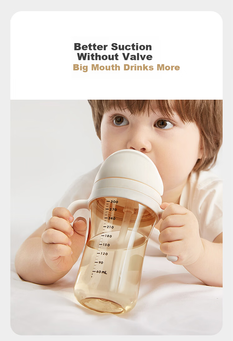 Babycare Flower Bud Cup, Breast-Like Drinking Cup for Babies And Children, with Straw, Anti-Choking Design, Suitable for 6 Months And Older 4