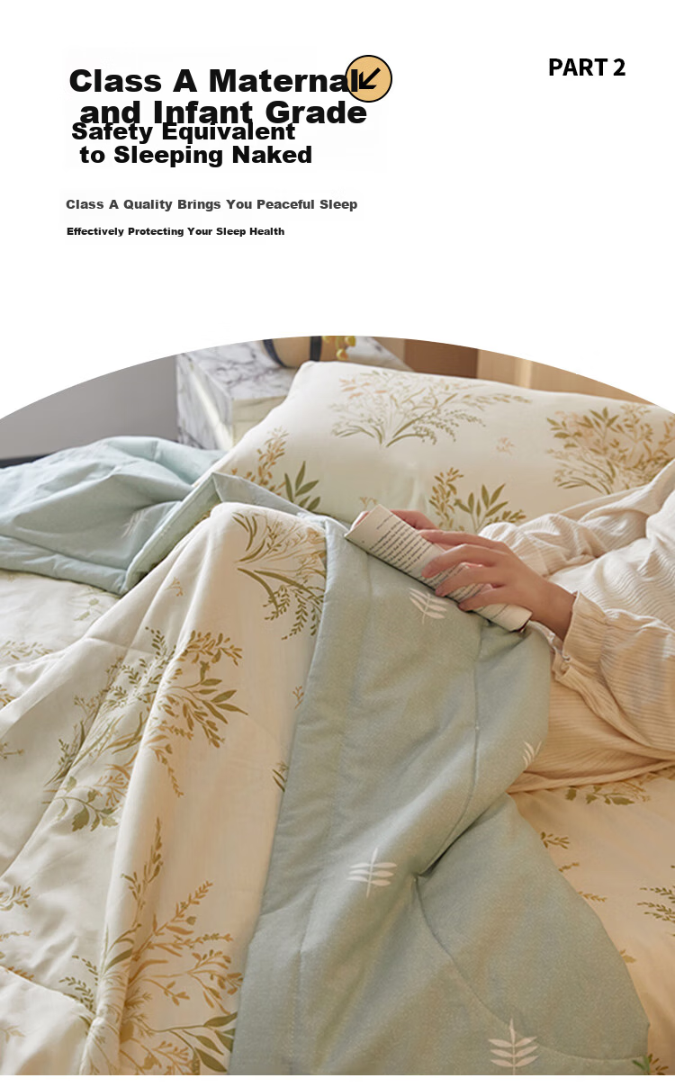 Wuyinliangpin Children's Summer Cooling Quilt, Air Conditioning Blanket, Infant And Toddler Nap Quilt for Kindergarten, Spring And Autumn Thin Quilt, Spring Style, 100x150cm 5