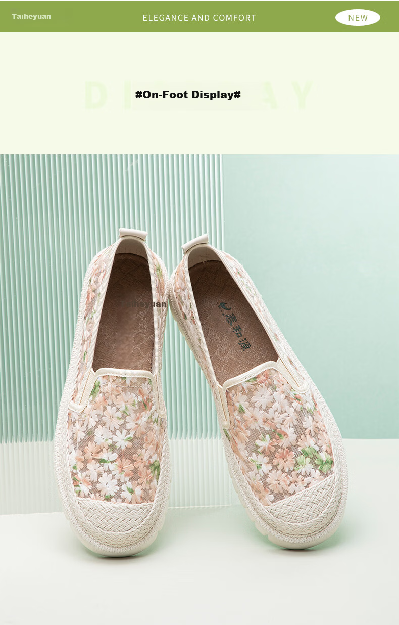 Taiheyuan Spring Summer Women's EVA Soft Sole Non-Slip Comfortable Casual Slip-On Thick Sole Lightweight Fisherman Shoes 11