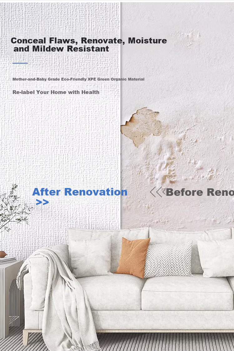 Qinghua Concealer Faux Tile Wall Stickers Thickened Moisture-Proof Anti-Collision Kitchen and Bathroom Waterproof Wallpaper Color Change Stick Light Gray 10 Pieces 5