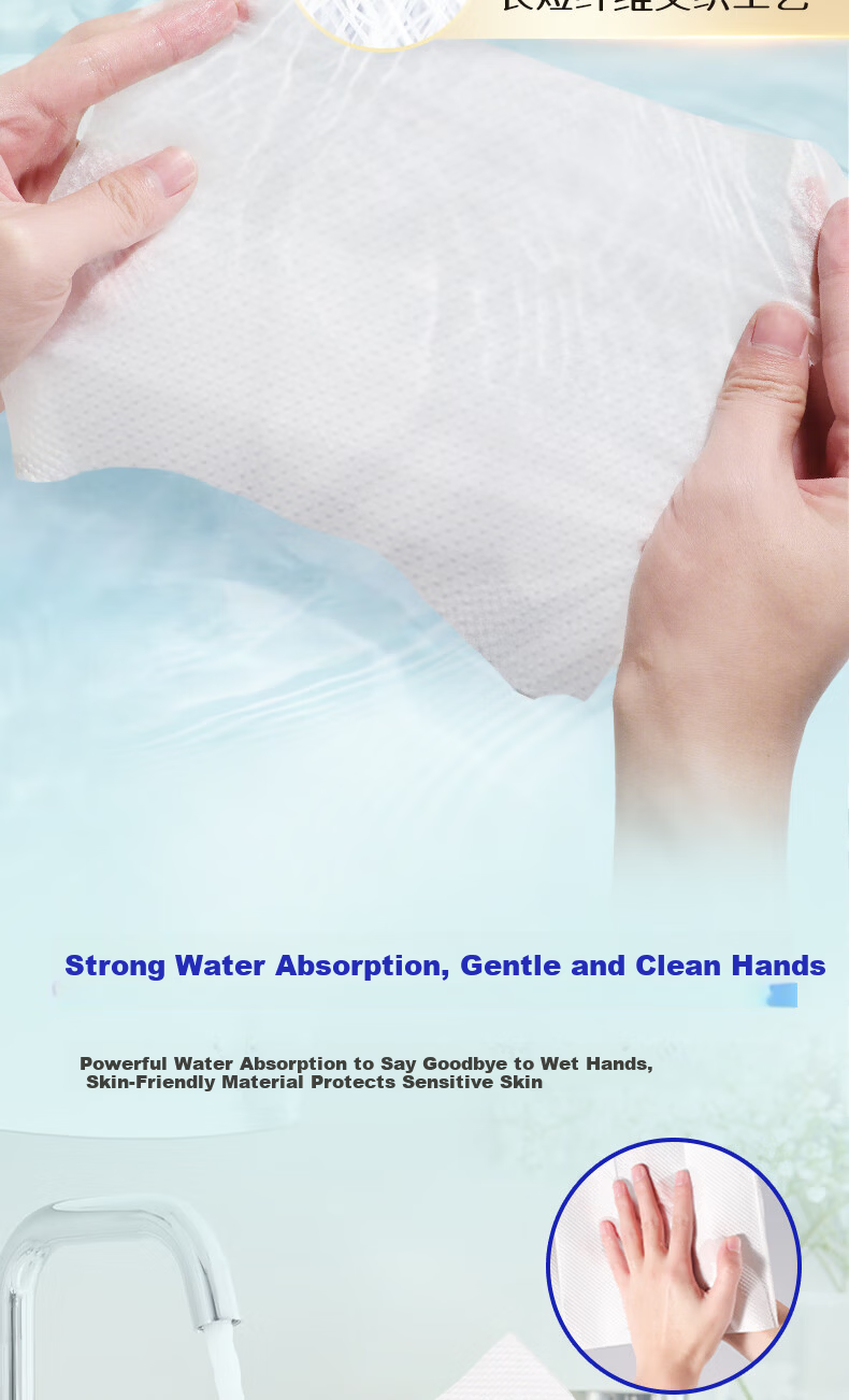 Vinda Commercial Business Hand Towels 1-Ply 200 Sheets * 20 Packs XL Size Absorbent Oil-Absorbing Dry Hand Paper Full Box 3
