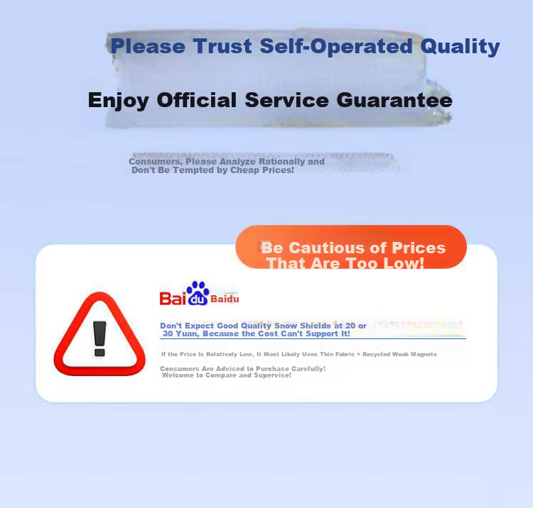 AUTOWOEL BYD Han DM-i Snow Cover Car Front Windshield Snow Shield Frost and Freeze Protection Winter Windshield Cover 3