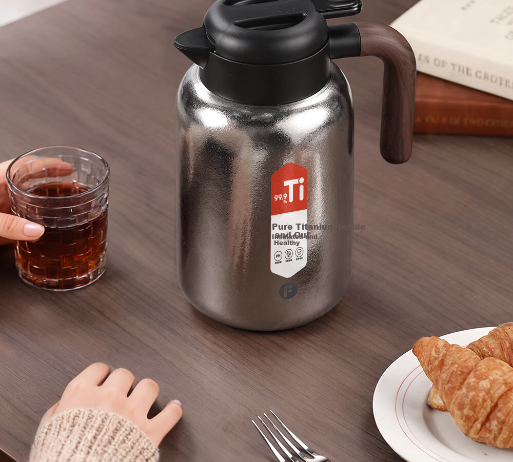 Fuguang Large Titanium Pure Titanium Insulated Thermos Home Large Capacity Vacuum Water Bottle Hot Water Kettle Gift JD Exclusive 4