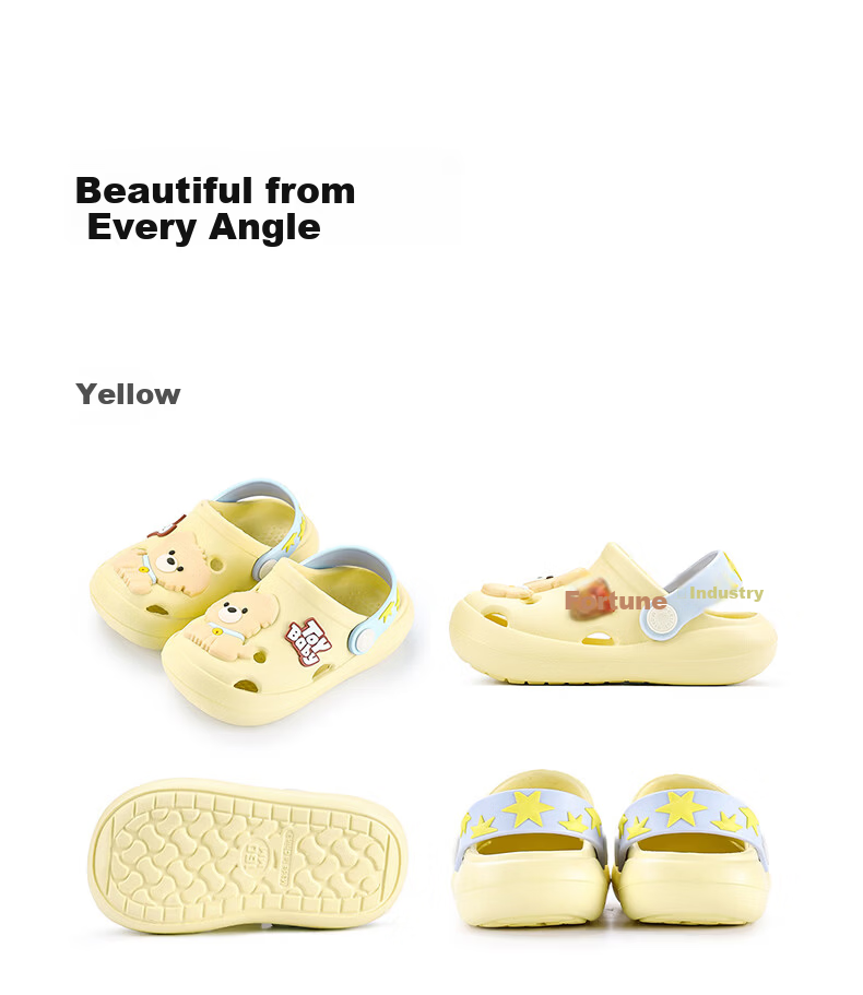 Cheerful Mario Girls Baby Clog Shoes Children's Princess Sandals Summer Soft Sole Breathable 1-3 Years Toddler Boys Cool Slippers 5