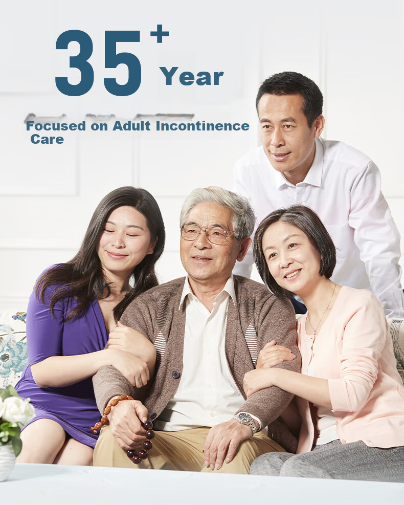 Anguyi Skin-Friendly Deodorizing Adult Diapers with Fastening Straps M Size 60pcs/Box (Hip Circumference 80-105cm) Incontinence Pads for Elderly 31