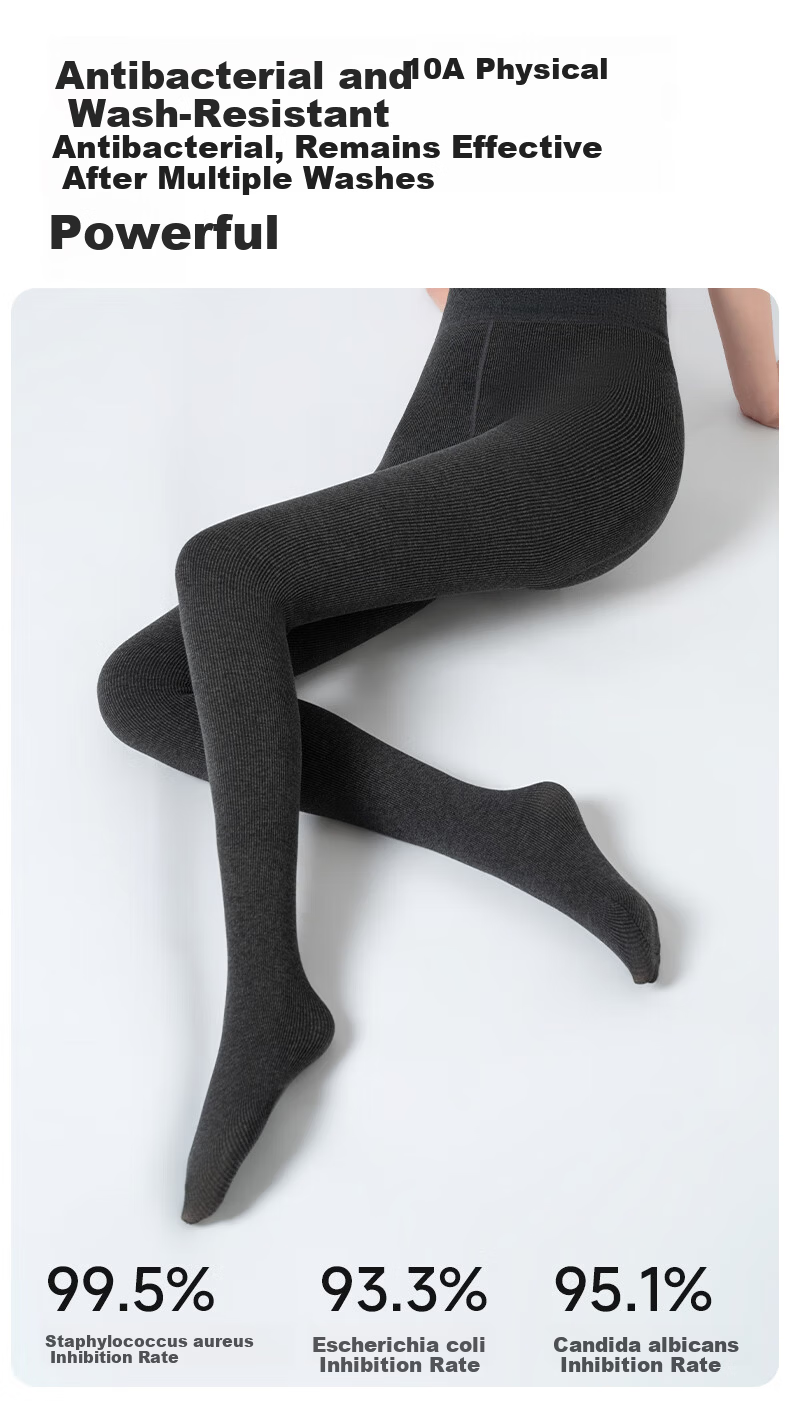 LangSha Women's Autumn Winter Thickened Fleece Lined Shark Skin Leggings Yoga Pants ZT8911 8