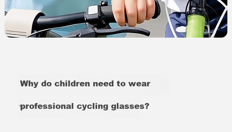 FENCHI Kids Cycling Glasses Windproof UV Protection Running Speed Skating Outdoor Sports Professional Bicycle Goggles Back to School 4