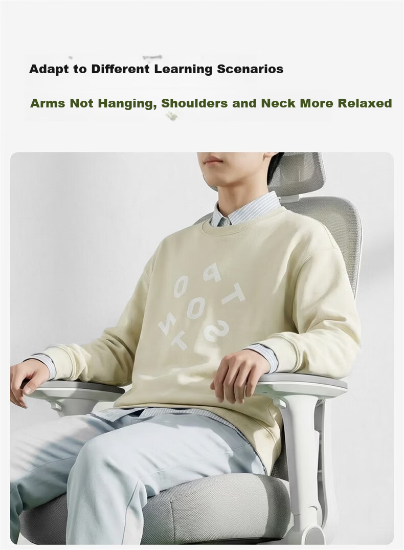 Xige X19ypro Ergonomic Study Chair Desk Chair Computer Chair for High School Students Youth Home Writing Desk Chair 18